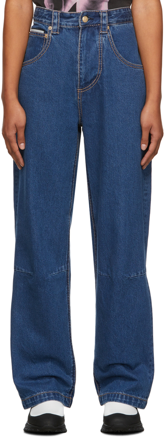 Eytys: Blue Titan Jeans | SSENSE Canada