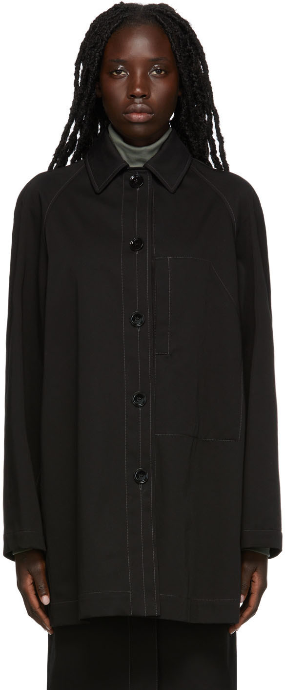 black overshirt jacket