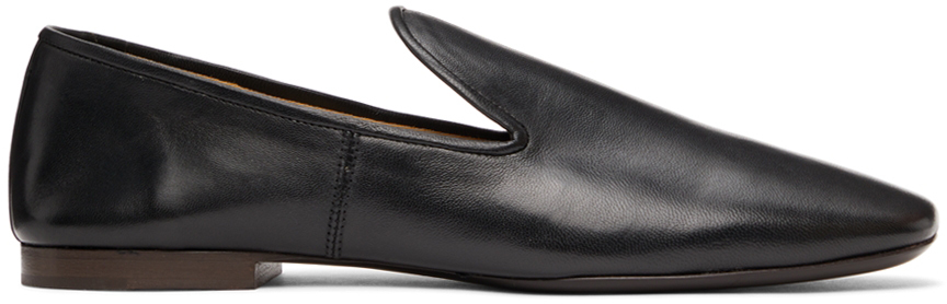 Lemaire Black Soft Loafers | Smart Closet