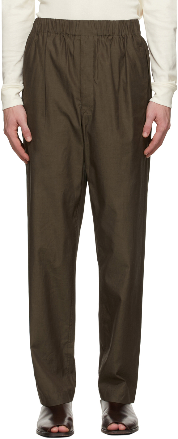 Lemaire Brown Pyjama Trousers
