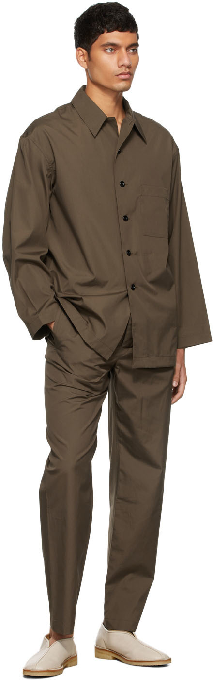 Lemaire SSENSE 限定 ブラウン Pyjama トラウザーズ