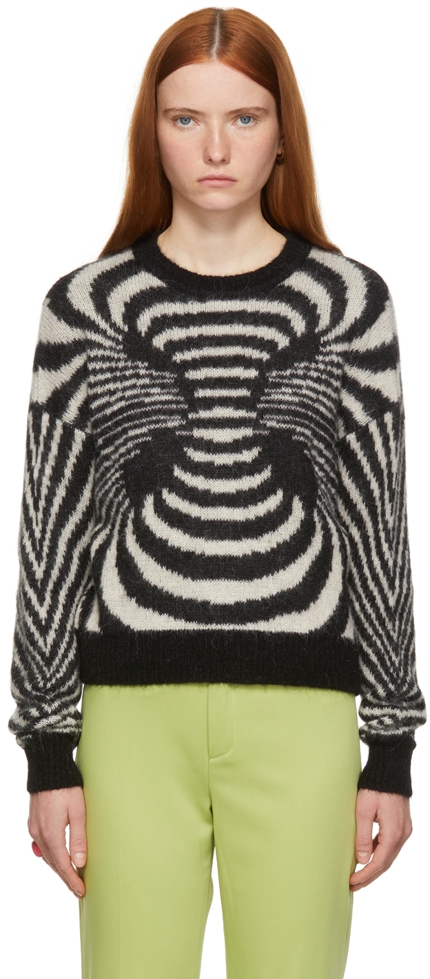 Paloma Wool Black & White Matrix Sweater | Smart Closet