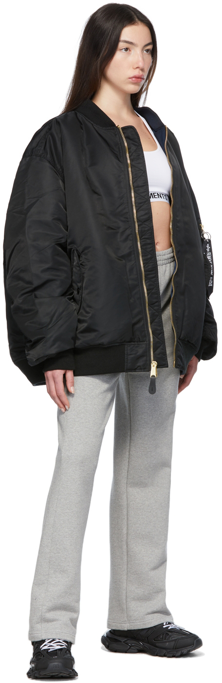 ジャケット・アウター VETEMENTS 18AW Cut-Up Reversible Bomber Cut