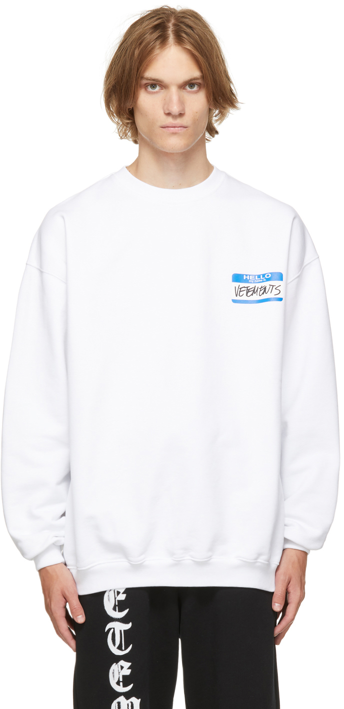 name sweatshirt