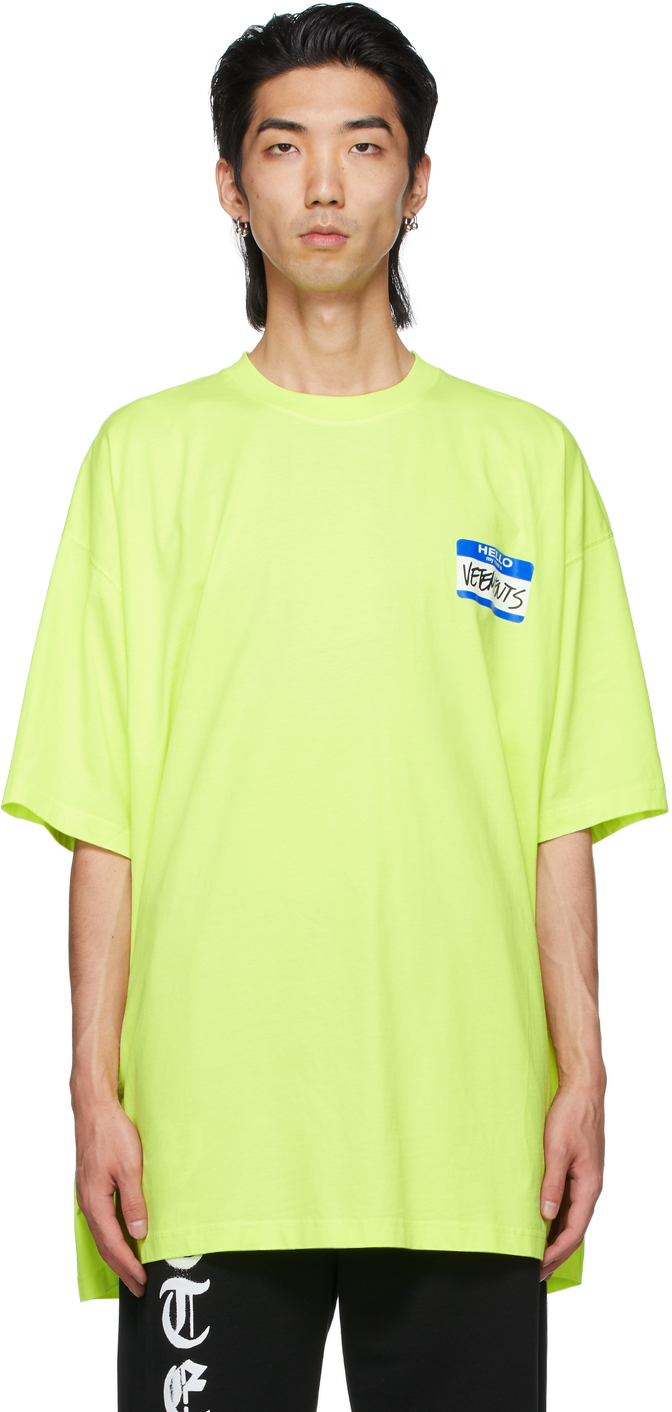 Green 'My Name Is' T-Shirt