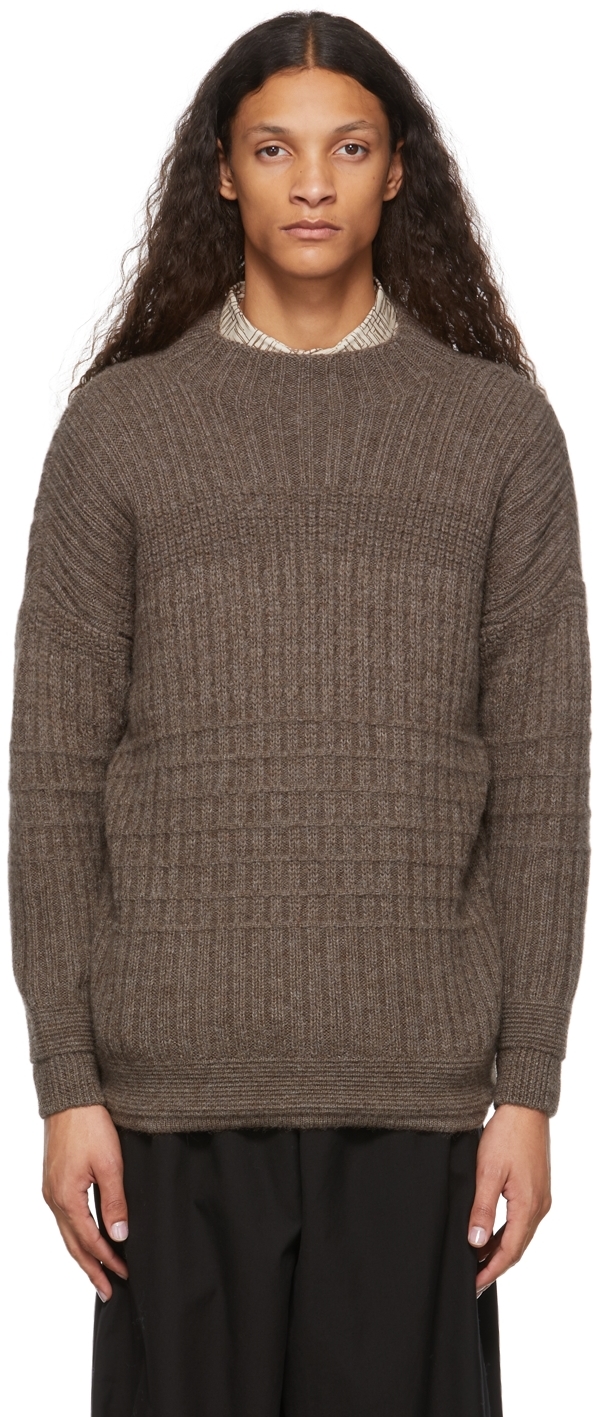 Toogood Brown 'The Ploughman' Crewneck Sweater