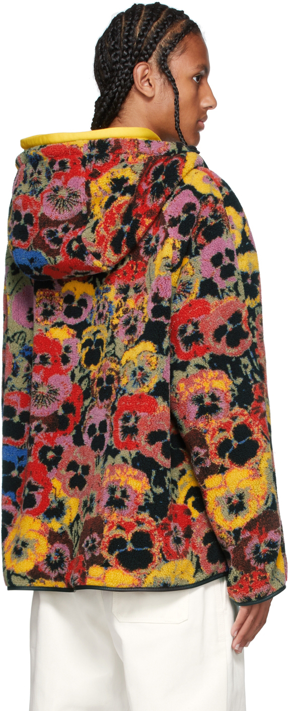 LOEWE Pansies All Over Jacquard Fleece Jacket