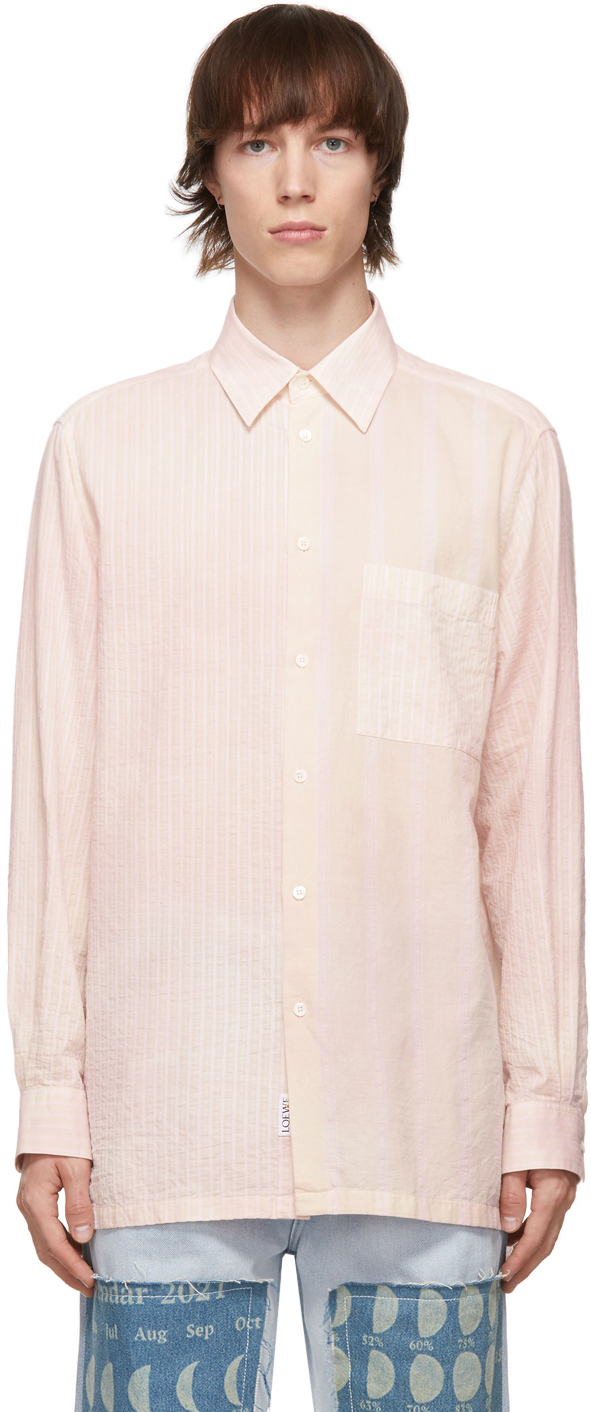 Loewe: Pink Paula's Ibiza Patchwork Shirt | SSENSE Canada