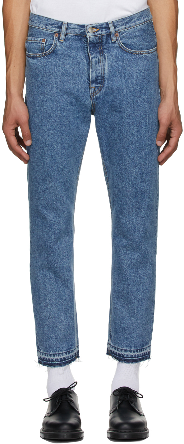 Blue Dorian Denim Jeans by Harmony on Sale