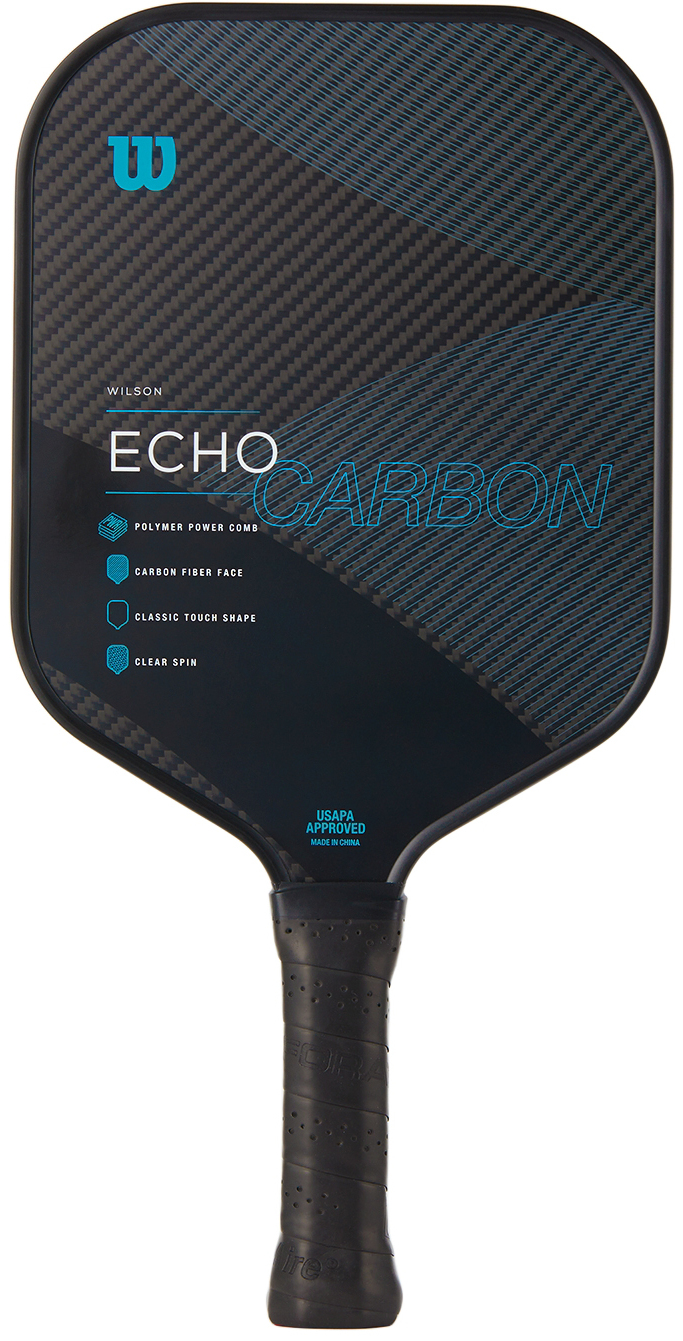 Black Echo Carbon Pickleball Paddle by Wilson SSENSE Canada