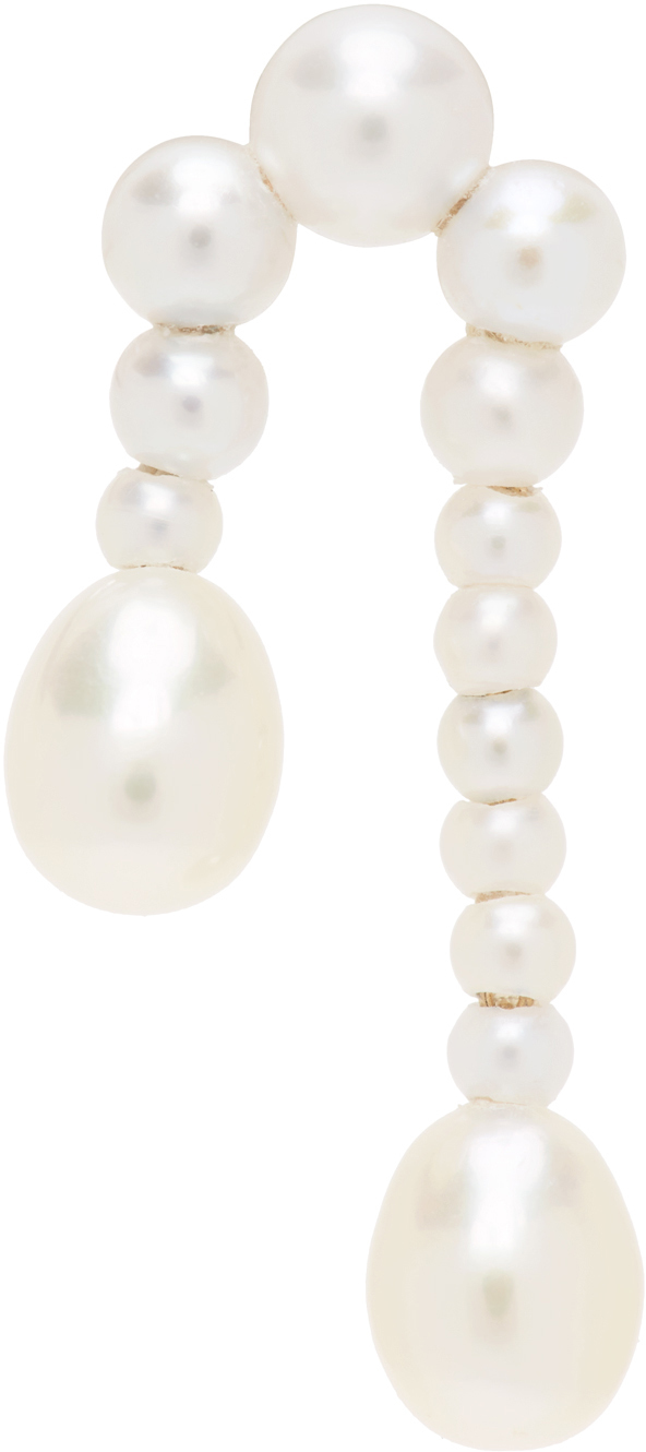 Sophie Bille Brahe: ゴールド スモール パール Splash Nuit シングル 