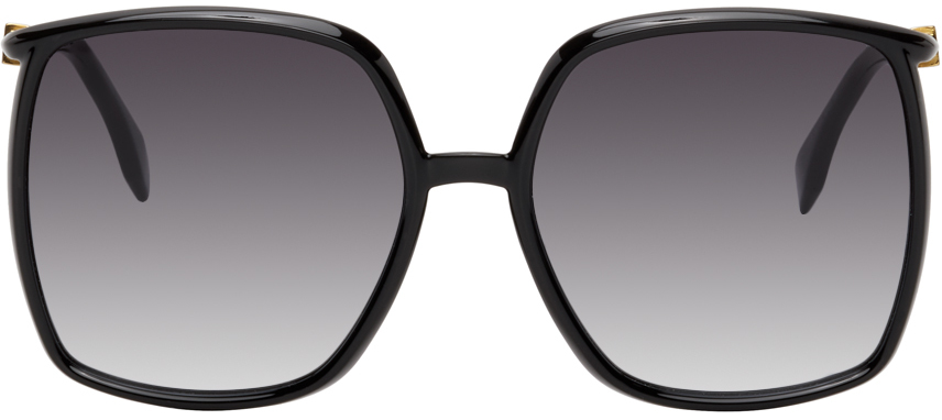 Fendi - O'Lock - Square Sunglasses - Transparent Havana