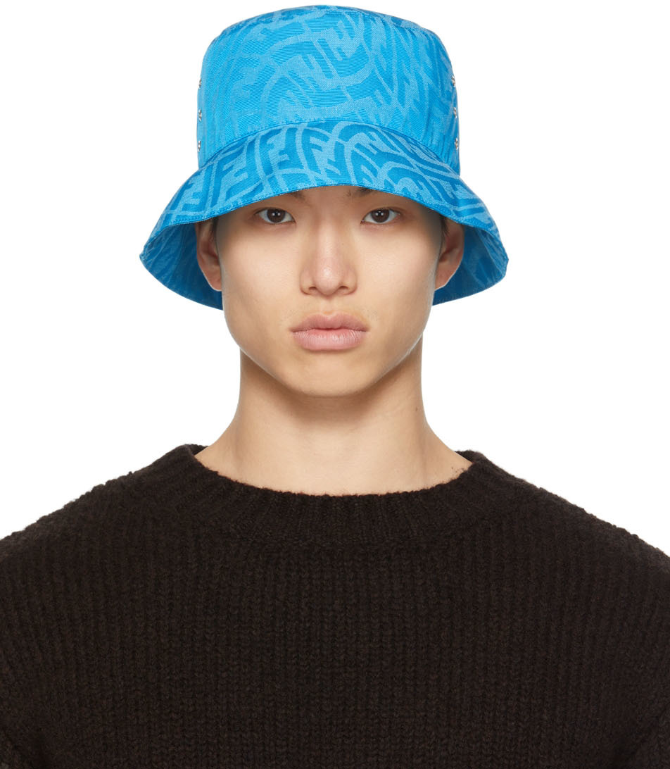 fendi blue hat