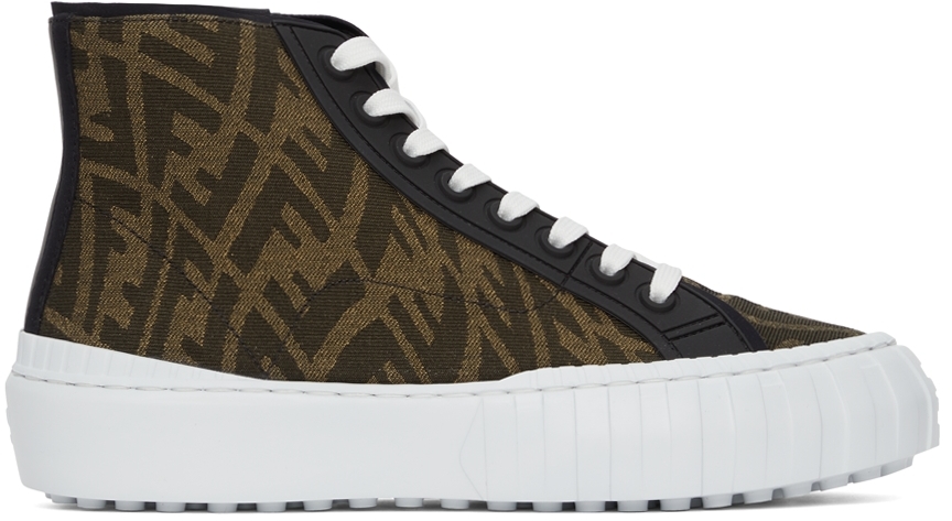 fendi force canvas sneaker