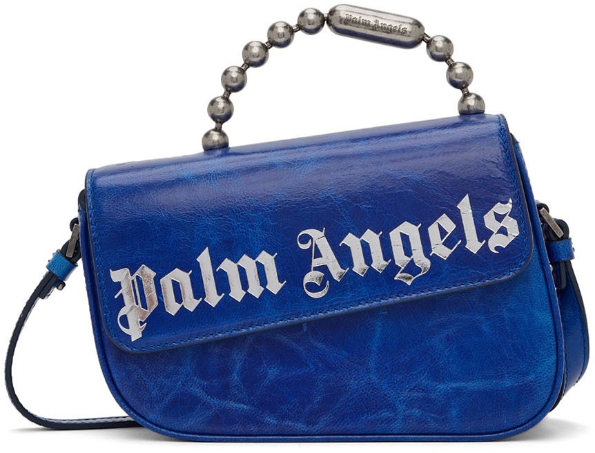 Palm Angels Blue Crash Bag