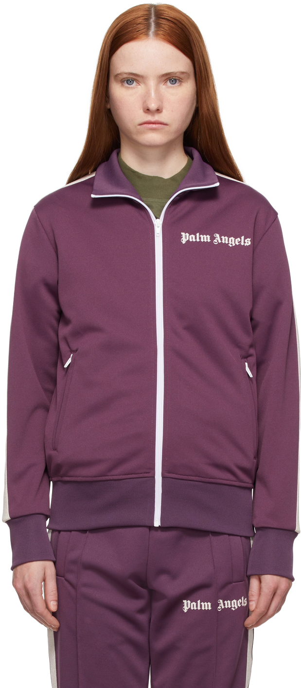 plus size purple leather jacket