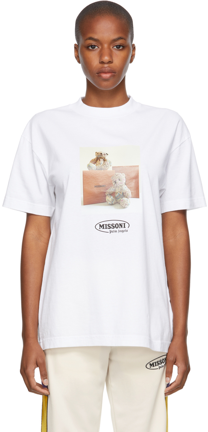 White Missoni Edition Bear T-Shirt by 