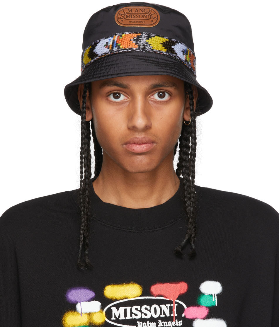 Black & Multicolor Missoni Edition Heritage Bucket Hat