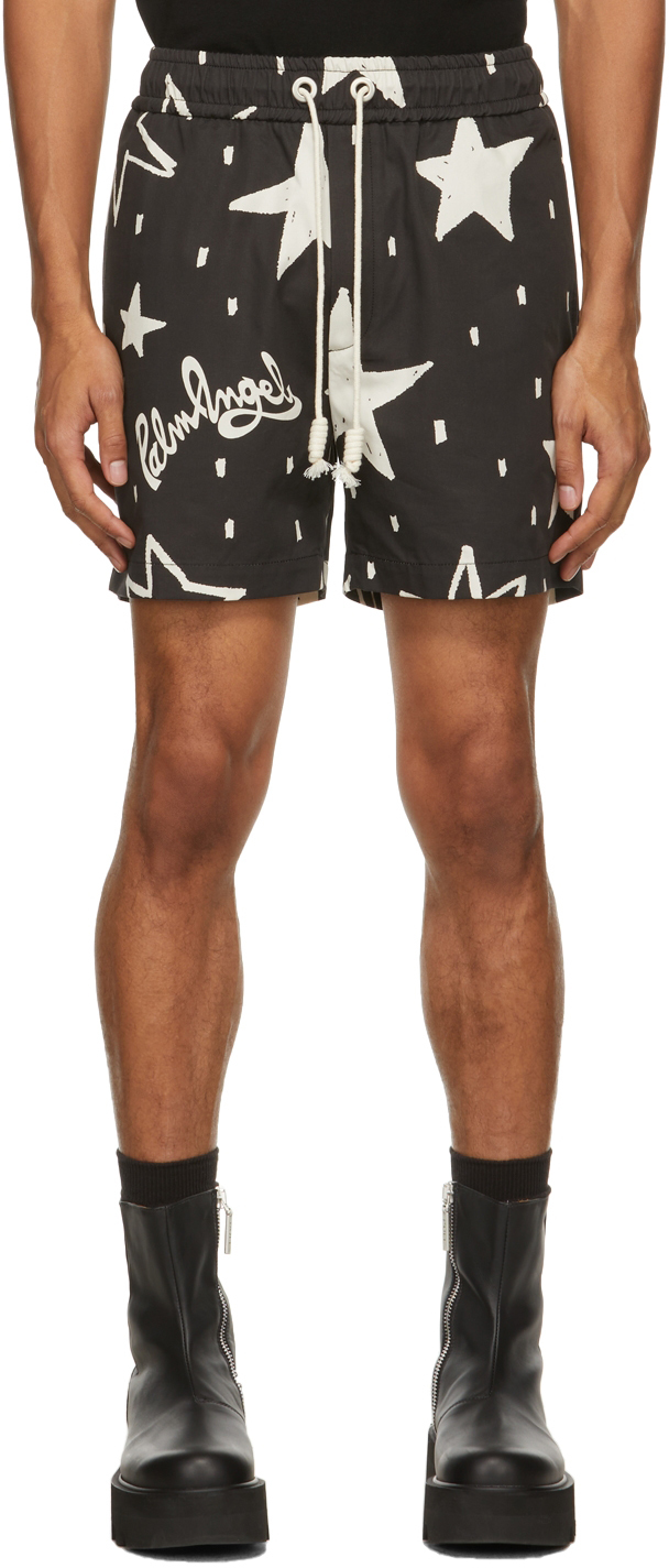 Starry Night Swimshorts in black - Palm Angels® Official