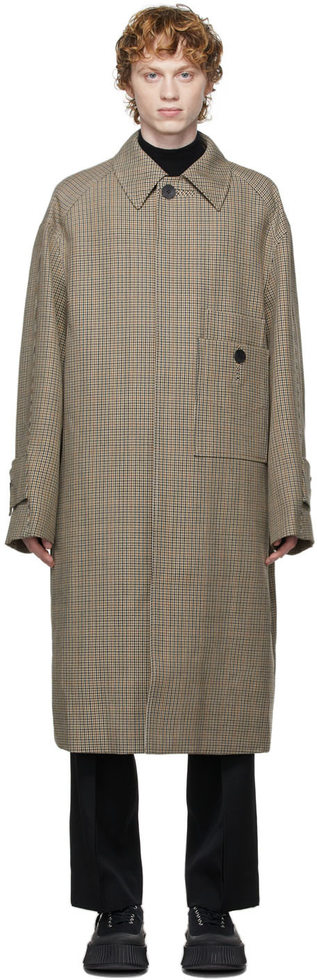 Wooyoungmi Wool Houndstooth Coat