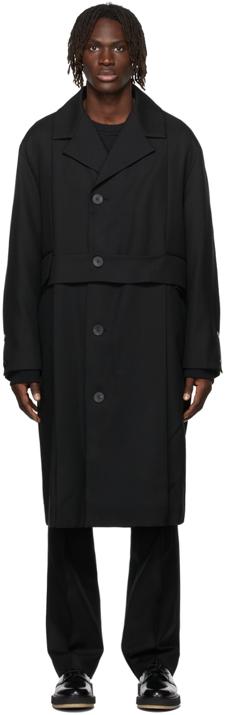 Wooyoungmi Belted Turn-Up Long Coat