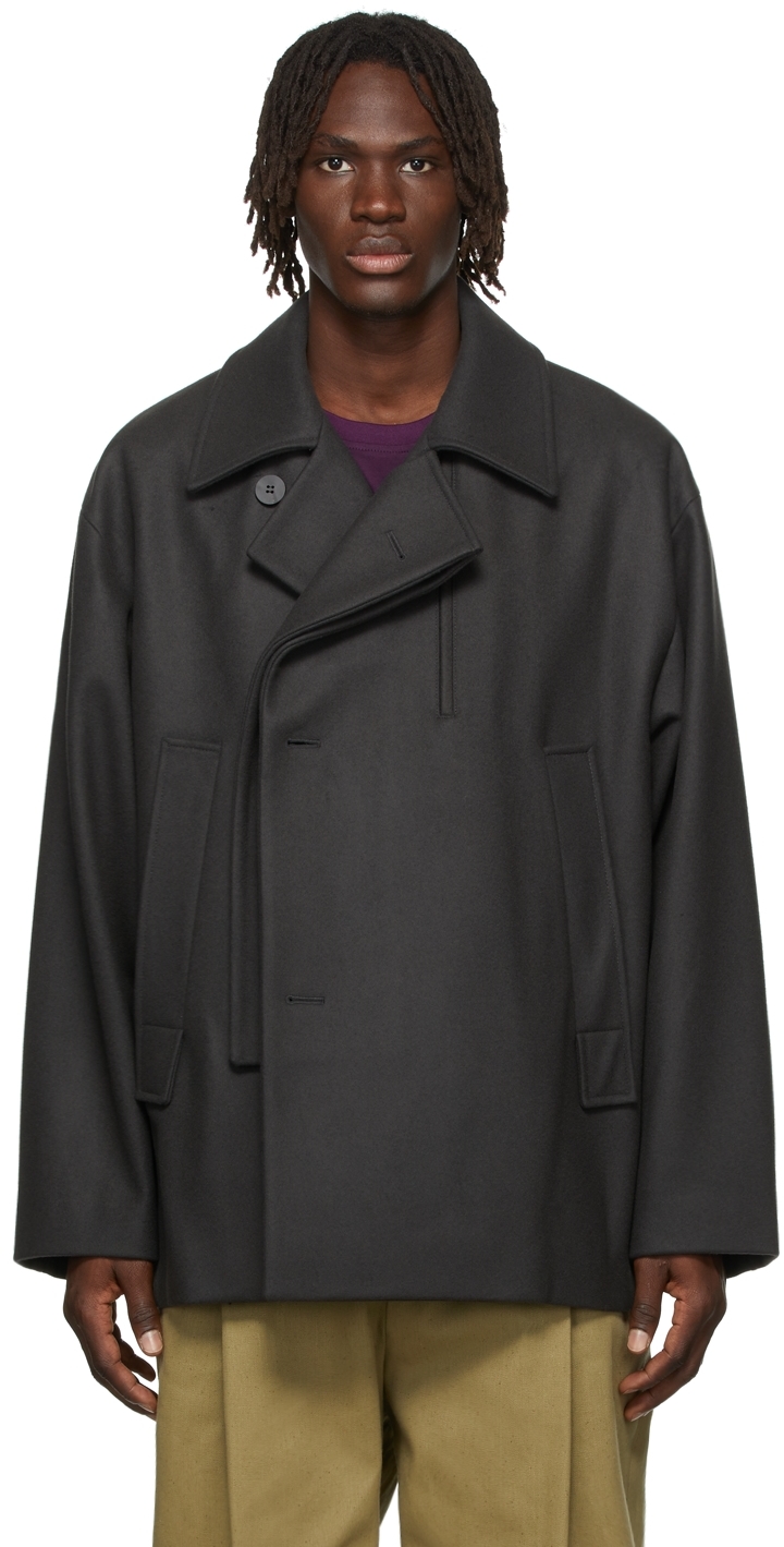 Wooyoungmi Double-Breasted Wool & Cashmere Jacket