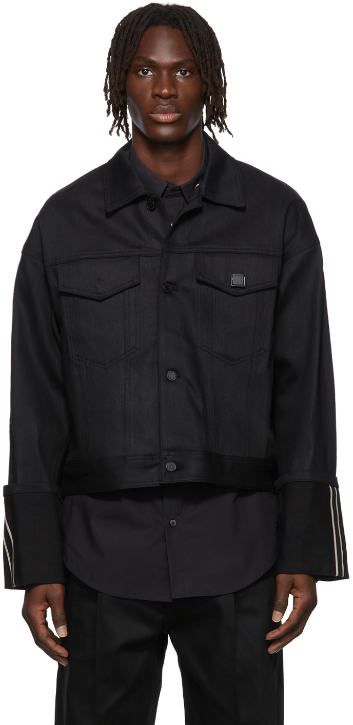 Wooyoungmi Cropped Selvedge Denim Jacket