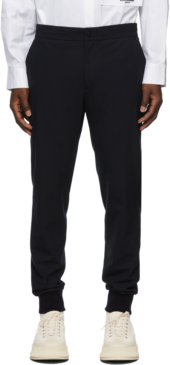 Wooyoungmi: Cuffed Tuxedo Trousers 