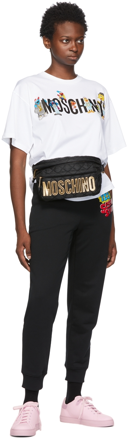 Moschino Pink Inside Out Label Lounge Pants – BlackSkinny