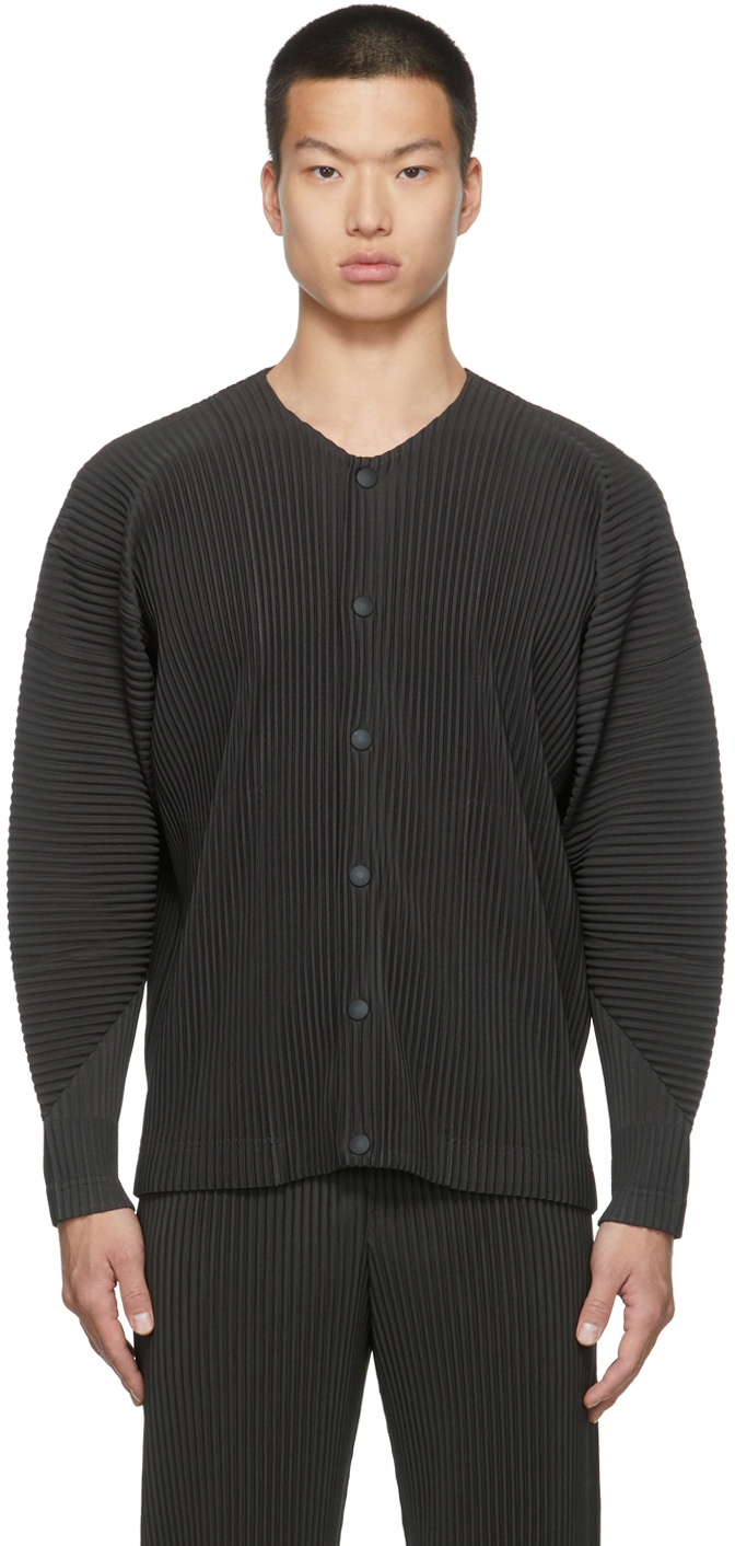 Homme Plissé Issey Miyake Monthly Color September Cardigan | Smart