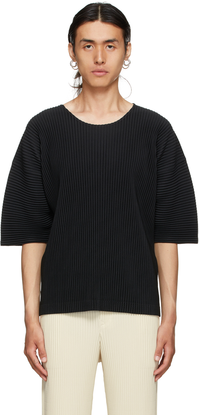 Homme Plissé Issey Miyake Black Monthly Colors June T-Shirt