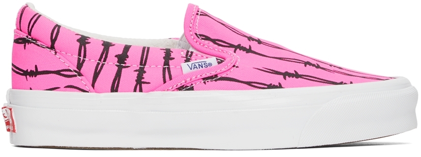 Vans 粉色 Vault 系列 OG Classic Barbed Wire 无带运动鞋 - VN0A45JK9SW