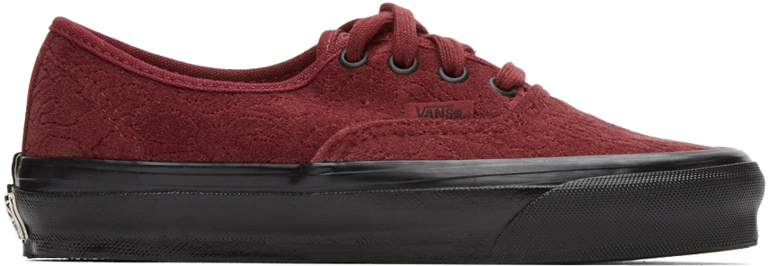 Vans Burgundy OG Authentic LX Sneakers - VN0A4BV99RH