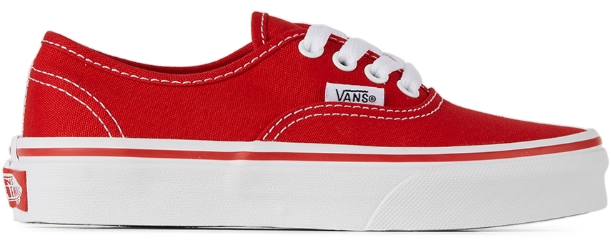 Vans キッズ レッド ホワイト Authentic スニーカー Ssense 日本 Vans キッズ レッド ホワイト Authentic スニーカー Ssense 日本