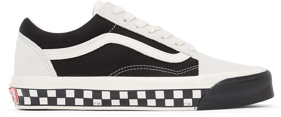 vans old skool bumper black and white