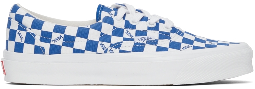 vans blue n white