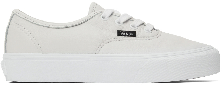 White Leather Authentic VLT LX Sneakers 