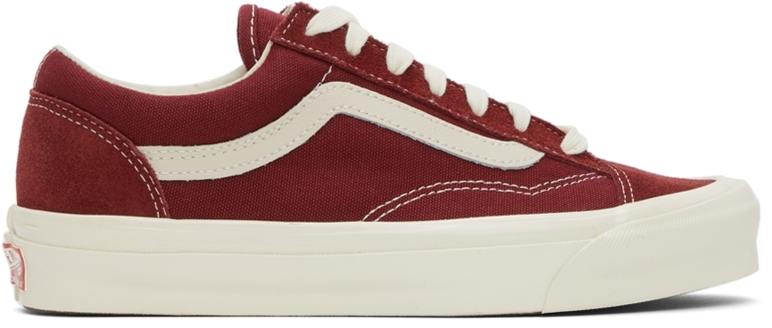 Vans Burgundy Vault OG Style 36 LX Sneakers - VN0A4BVE9X7