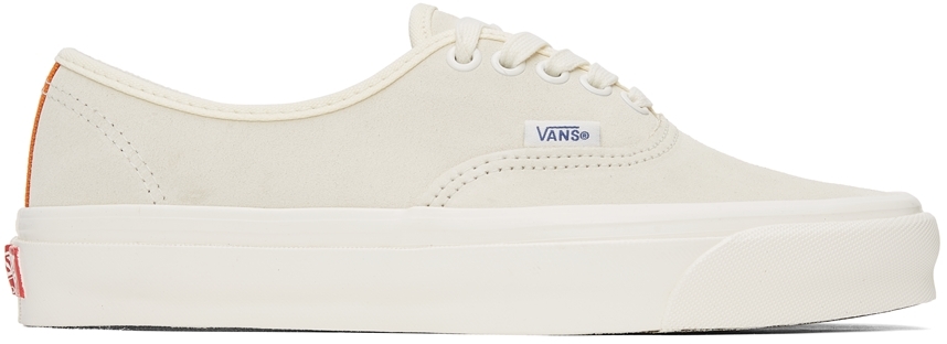Vans Baskets OG Authentic LX blanc cassé en suède - VN0A4BV94J01