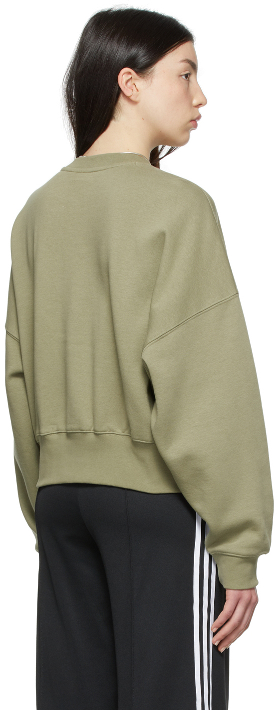 adidas Originals Khaki Adicolor Essentials Fleece Sweatshirt 