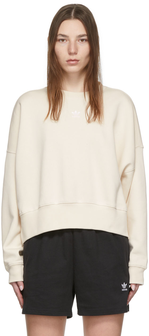 adidas Originals Beige Adicolor Essentials Fleece Sweatshirt