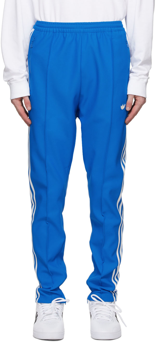 adidas Originals: Blue Beckenbauer Lounge Pants | SSENSE