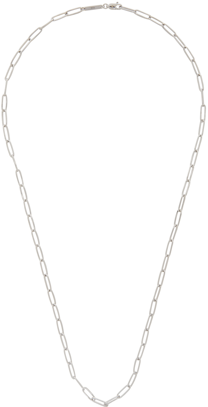 Tom Wood Silver Box Chain Necklace | Smart Closet