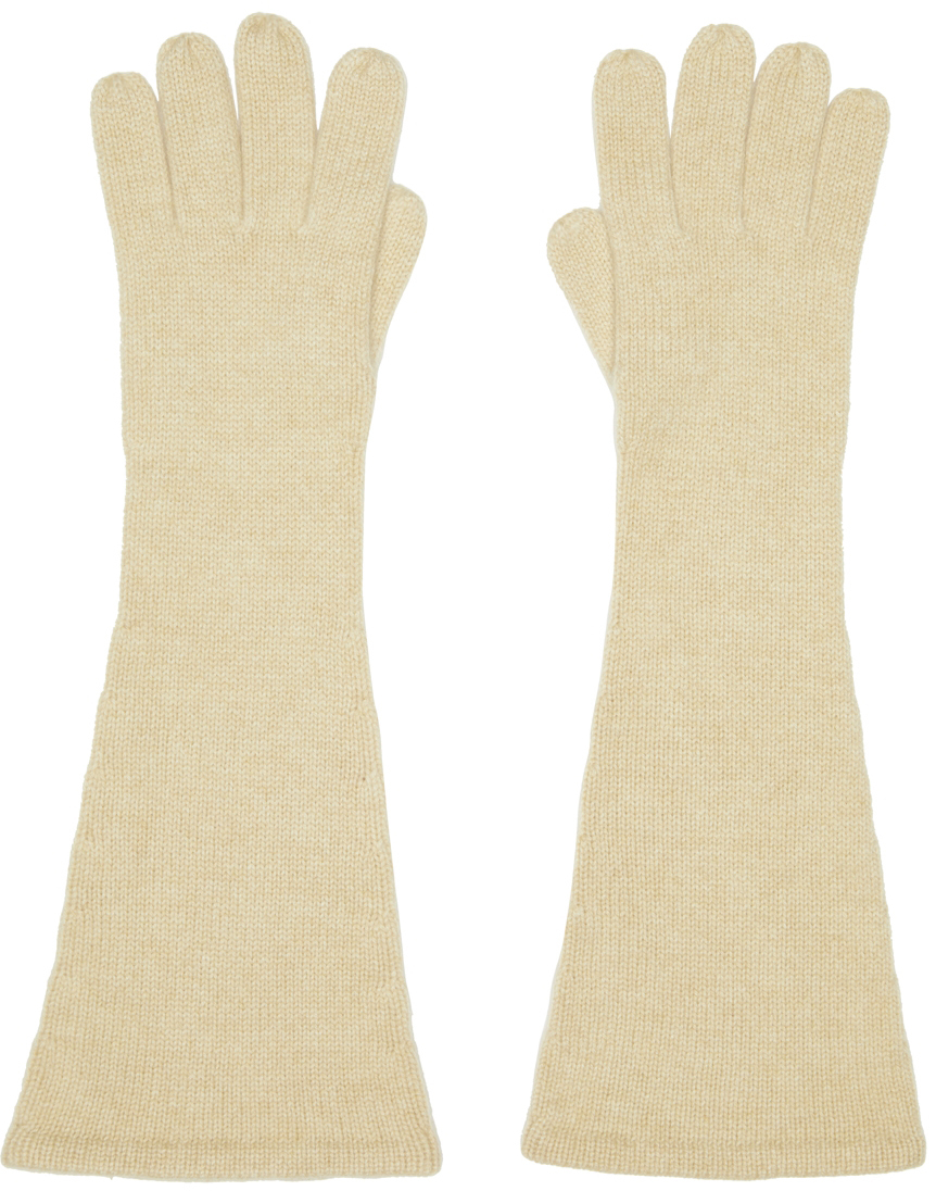 knit cashmere gloves