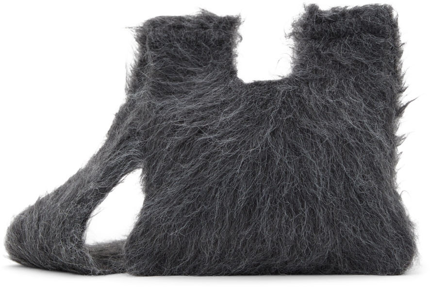PERVERZE Grey Knit Pochette Bag | Smart Closet