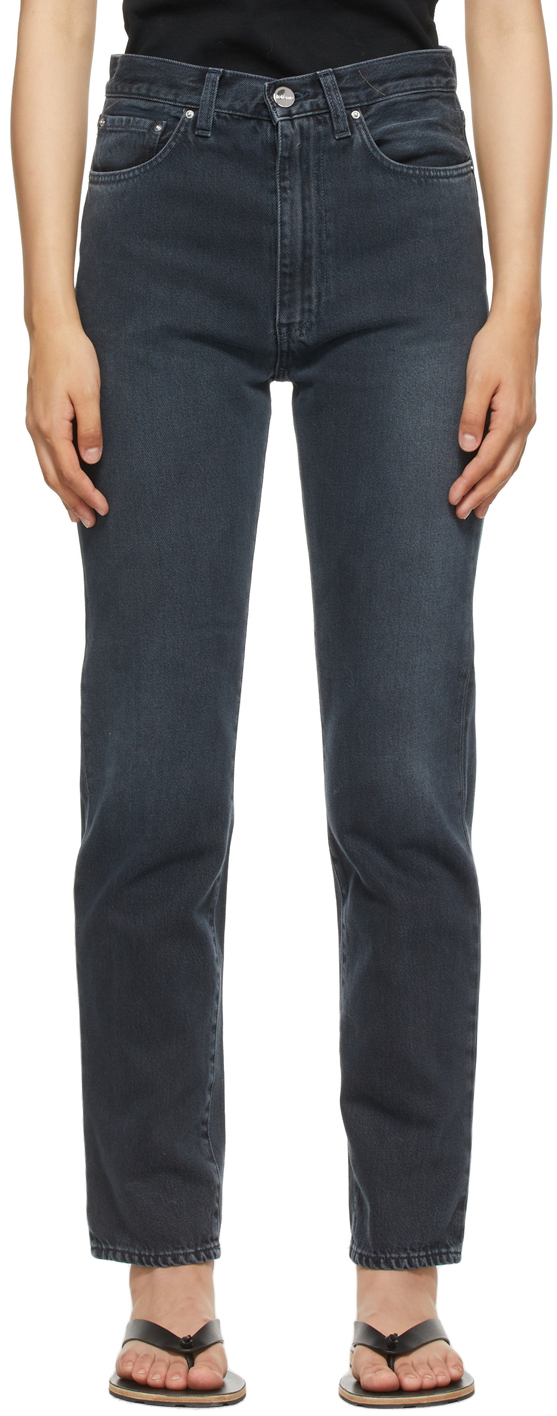 Totême Regular Fit Denim Vintage Black In 203 Vintage Black