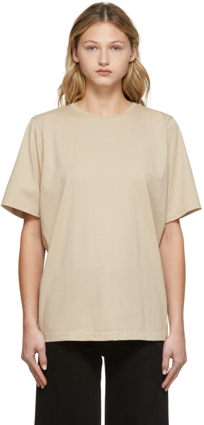 Totême: Oversized Cotton T-Shirt | SSENSE Canada
