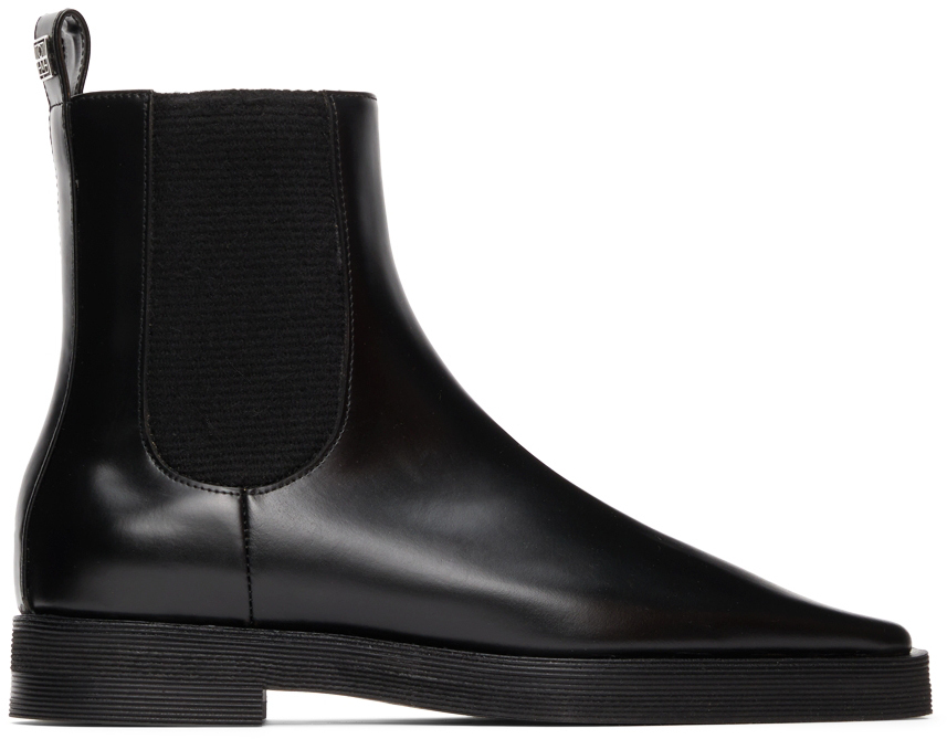 Totême Leather Ankle Boots