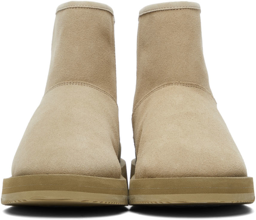 Suicoke Taupe ELS-Mwpab Ankle Boots | Smart Closet