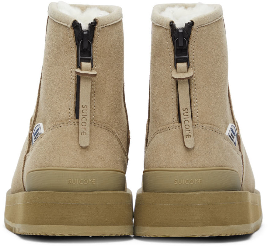 Suicoke Taupe ELS-Mwpab Ankle Boots | Smart Closet